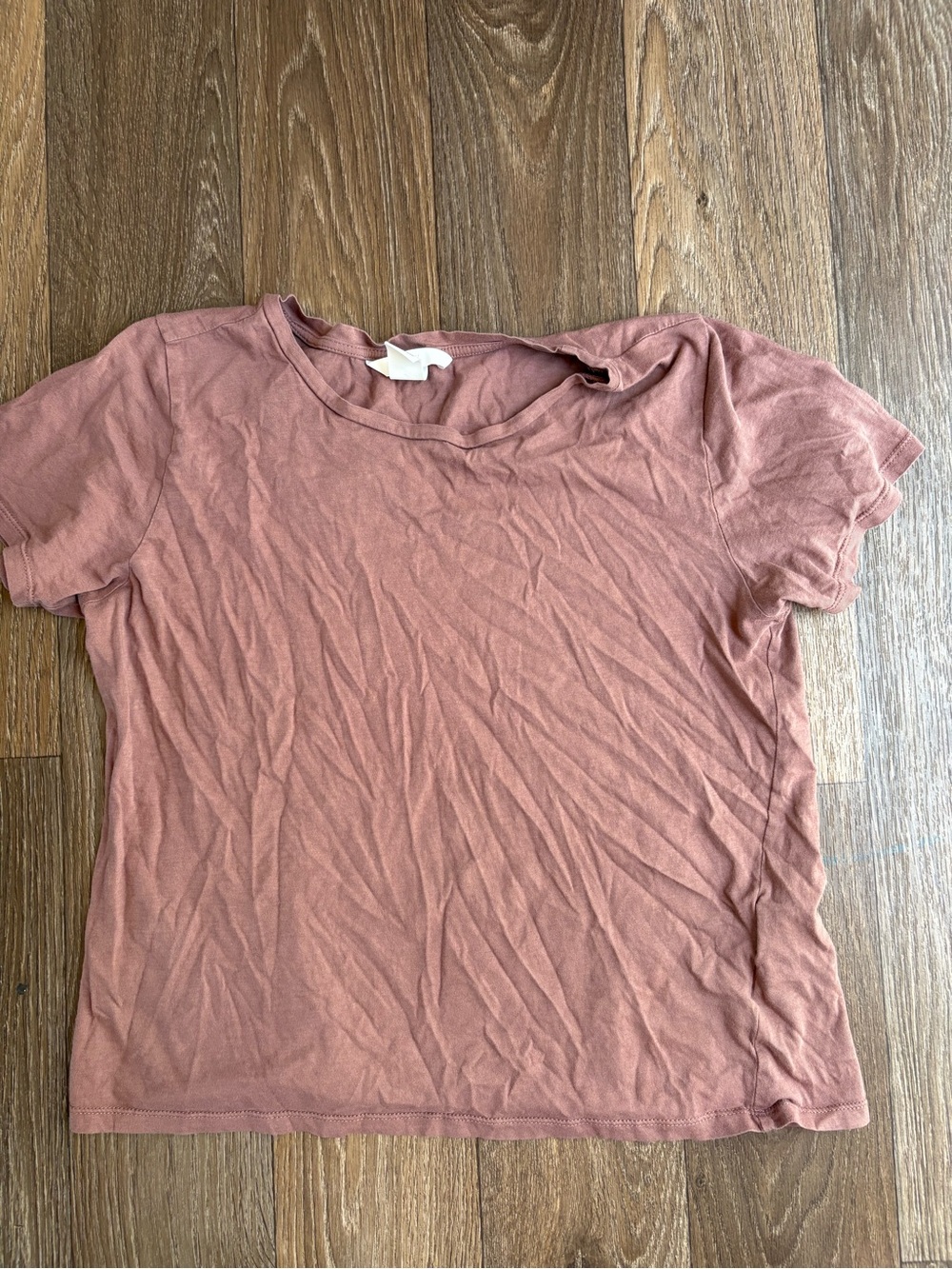 Classic Short Sleeve Crewneck Tee in brown